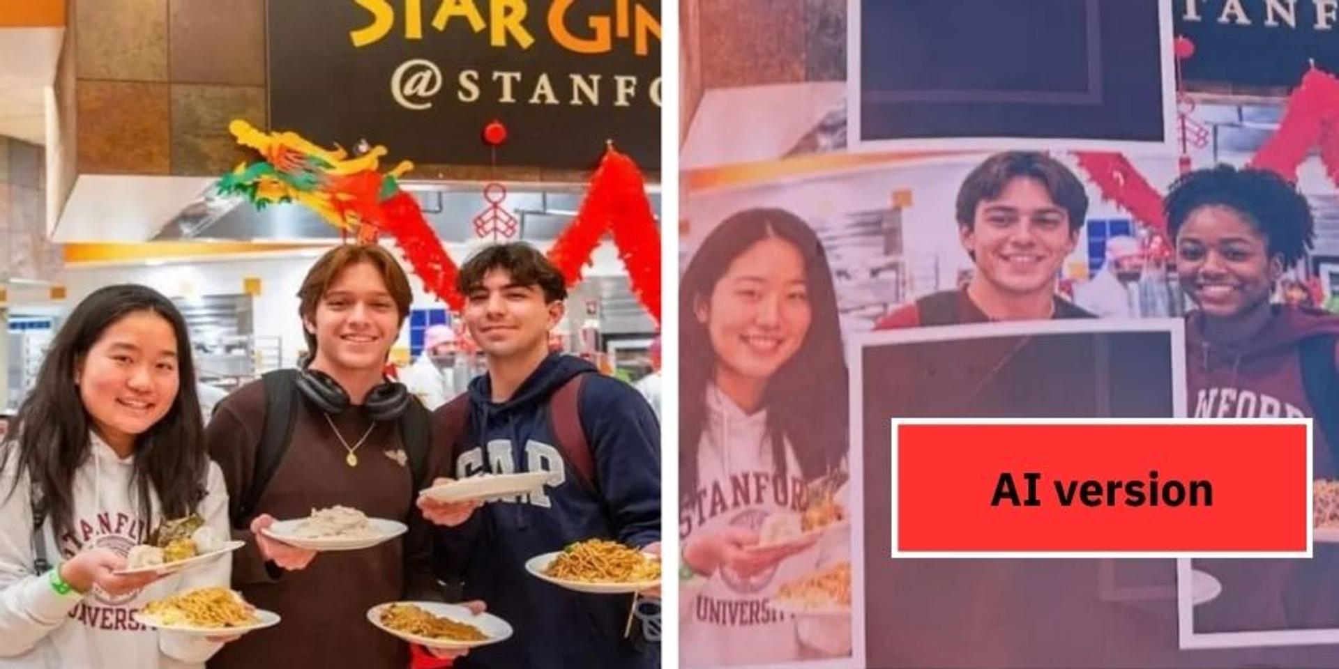 SHOCKING: Stanford erases white student in promo photo, replaces him with black woman