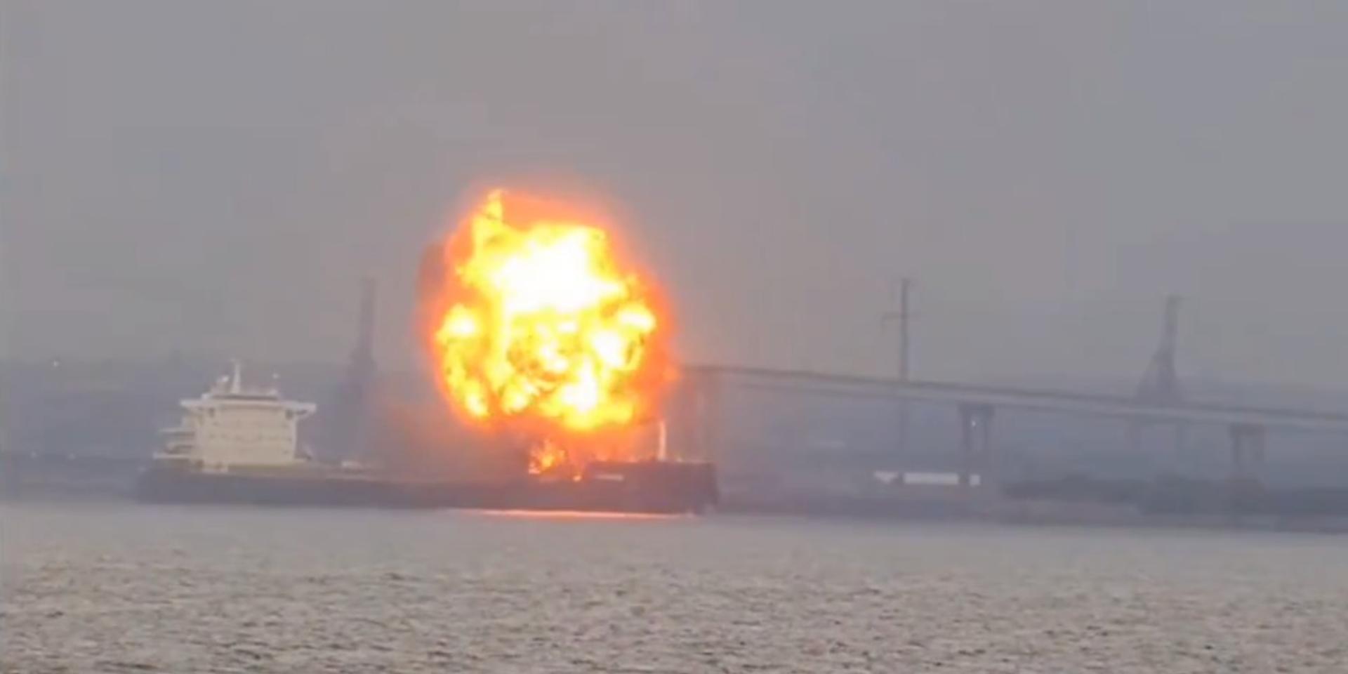 BREAKING: Coal freighter explodes in Baltimore Harbor