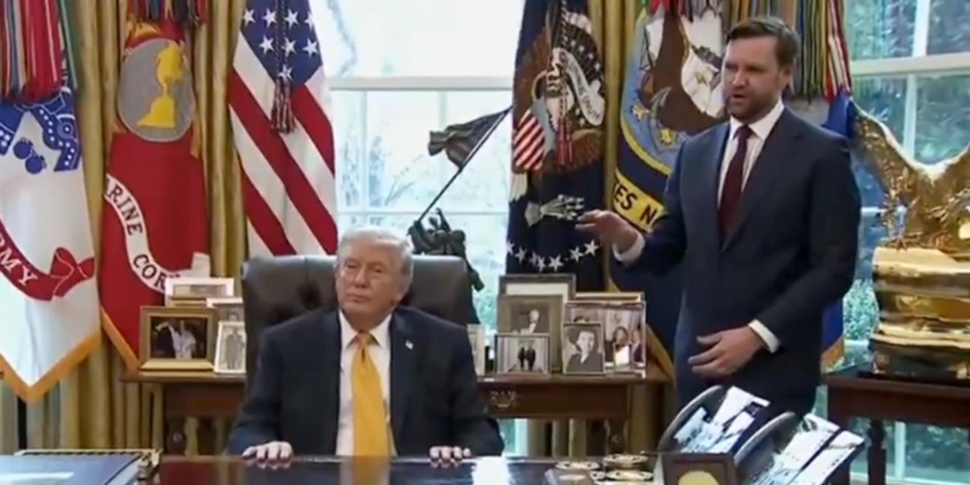 Vance slams media for trying to divide him and Trump over Iran