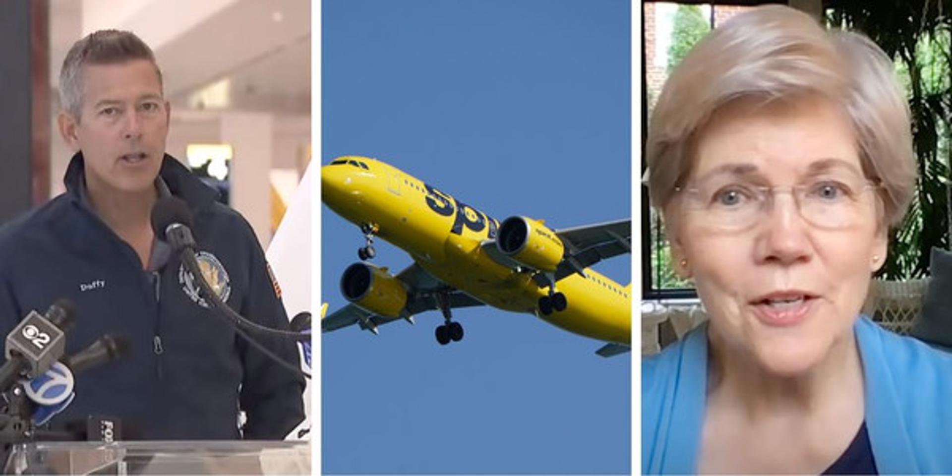 Sean Duffy BLASTS Elizabeth Warren for opposing merger that would have saved Spirit Airlines