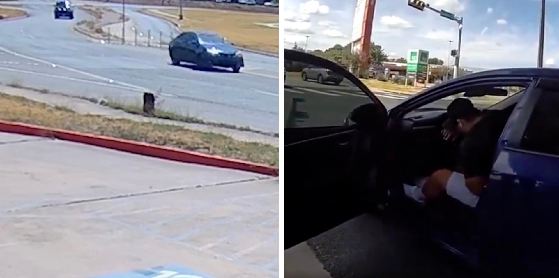 FRONTLINES TPUSA: New footage shows illegal immigrant Wilber Perez fleeing DHS ahead of Austin ICE shooting