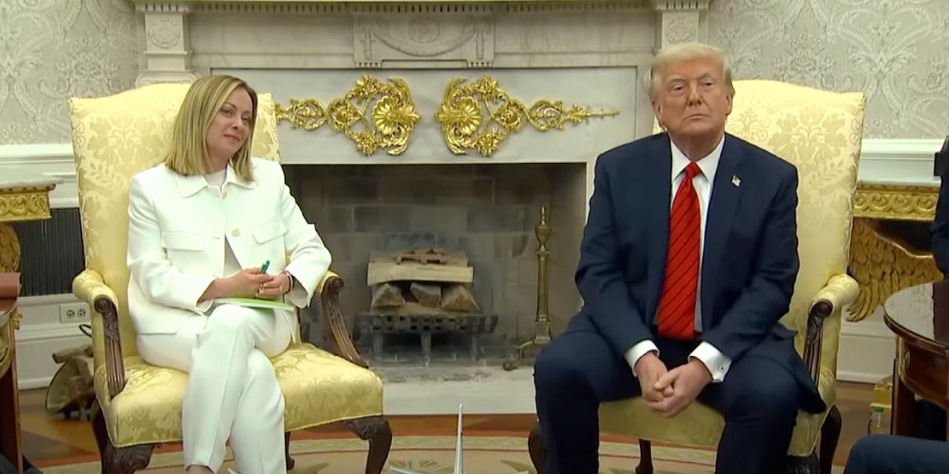 Italy's Giorgia Meloni praises Trump for restoring Columbus Day