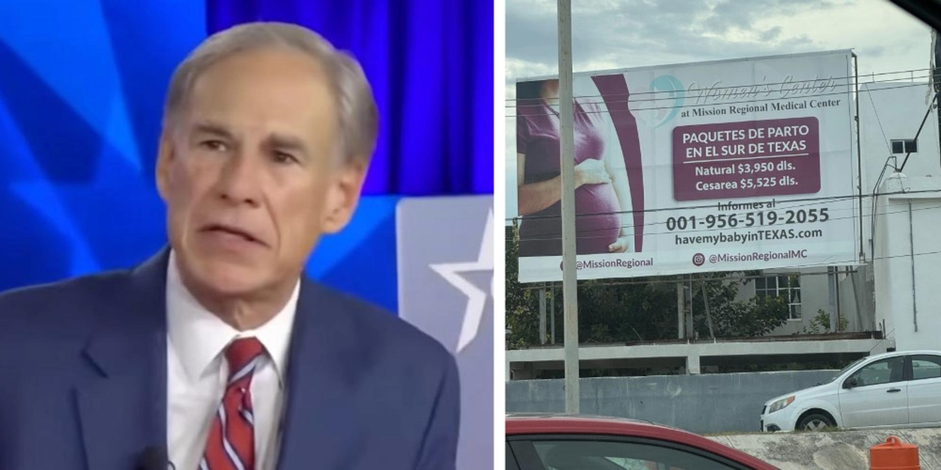 Texas border hospital uses Spanish-language billboards to advertise birth tourism packages to Mexican moms