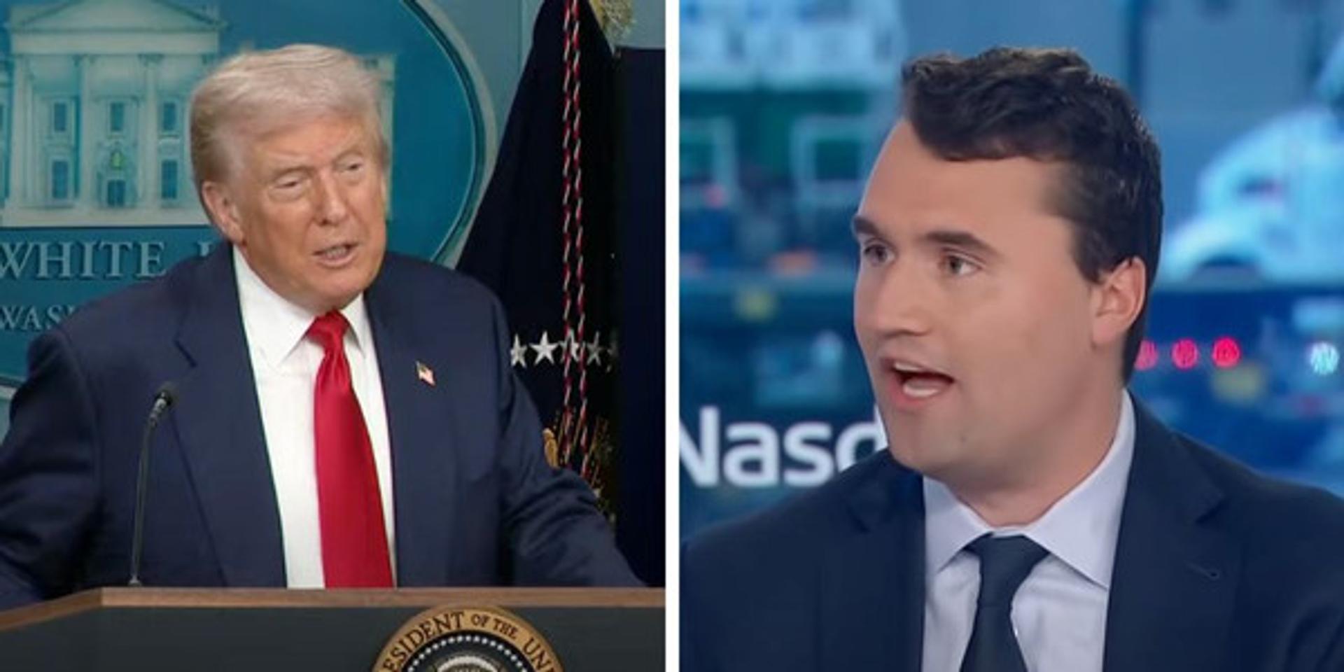 Charlie Kirk slams 'economic ruling class' for being wrong about Trump’s trade policies in epic CNBC 'Squawk Box' debut