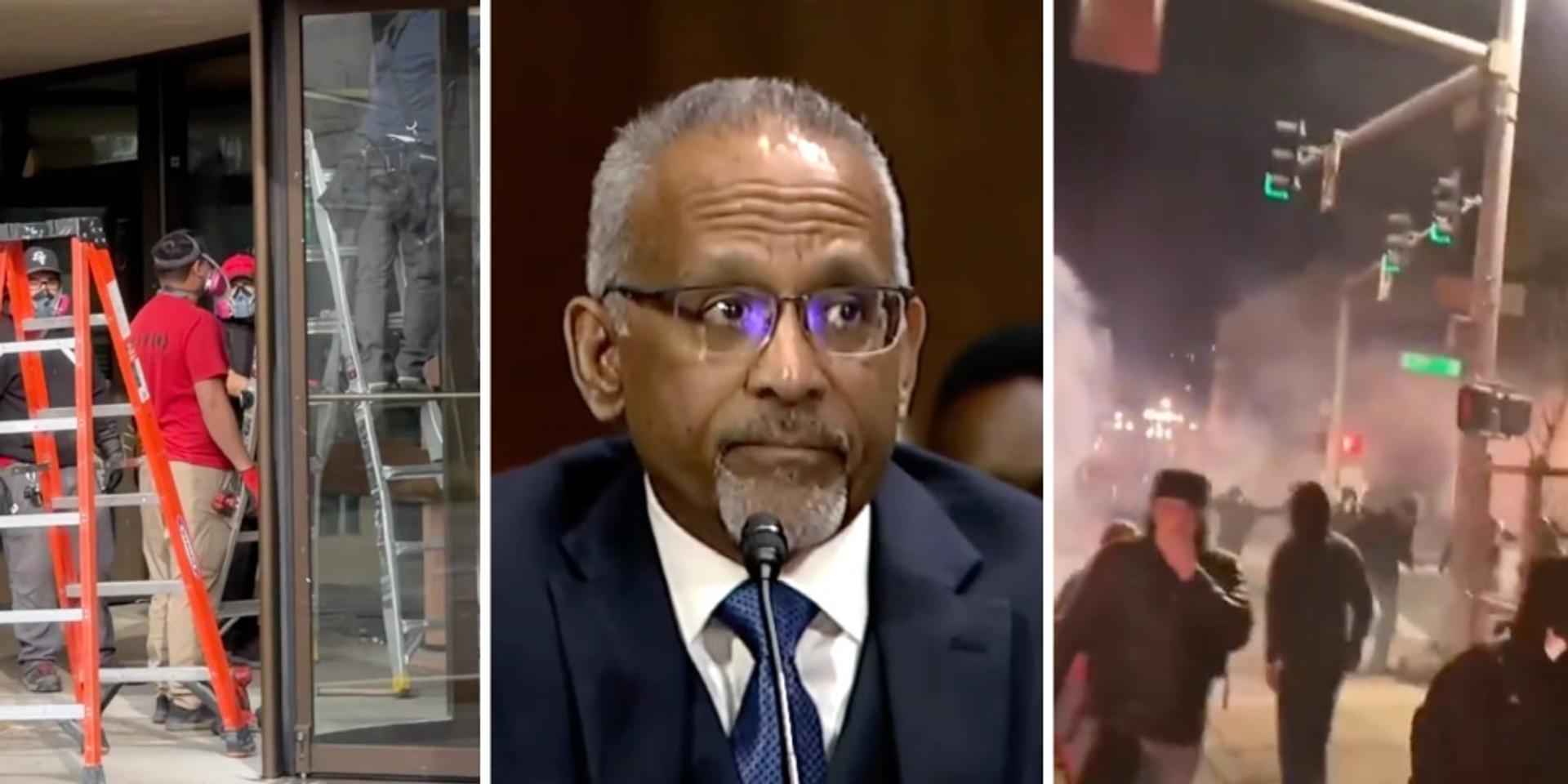 Oregon judge clears way for Antifa to attack Eugene federal building, rules their 1A rights were violated when fence was installed