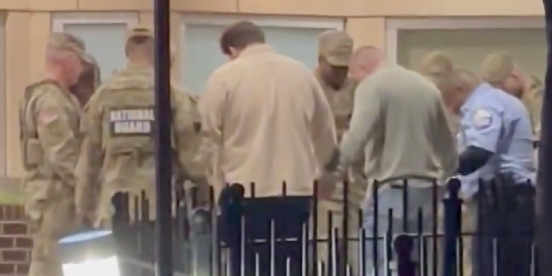 National Guard, law enforcement pray outside DC hospital after 2 Guardsmen shot by Afghan refugee