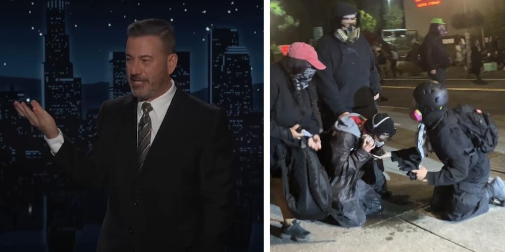 Jimmy Kimmel claims Antifa is an 'entirely imaginary organization'