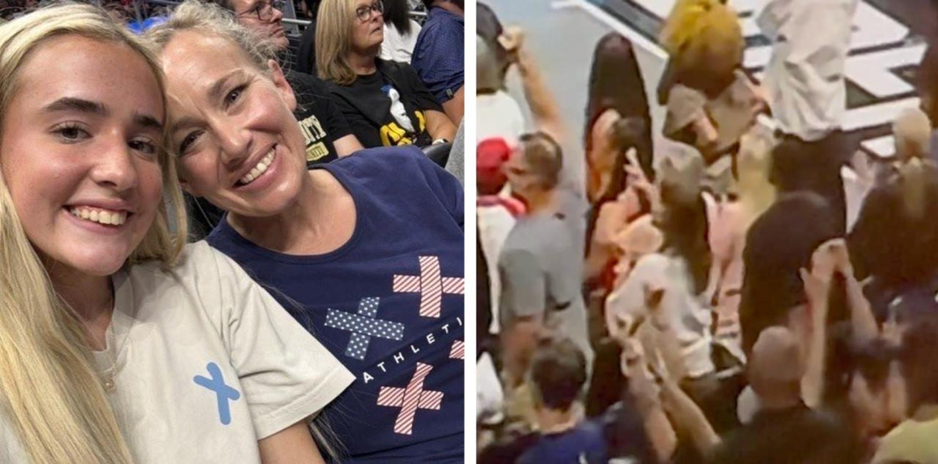 Mom, daughter forced to cover up XX/XY shirts supporting women and girls' right to fair play at WNBA game