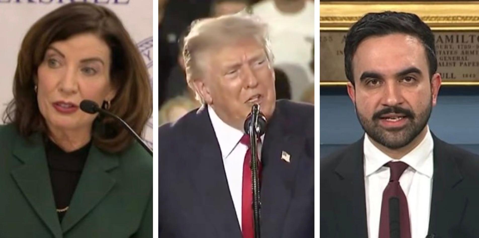 Trump blasts Mamdani’s NYC second home tax as Hochul scrambles to distance herself from commie policy