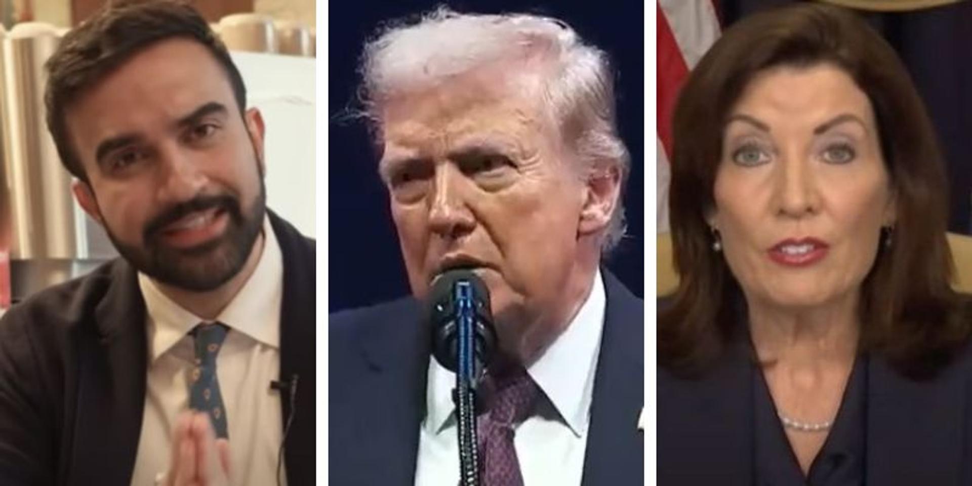 Trump slams Hochul over endorsing Mamdani, floats withholding federal funds