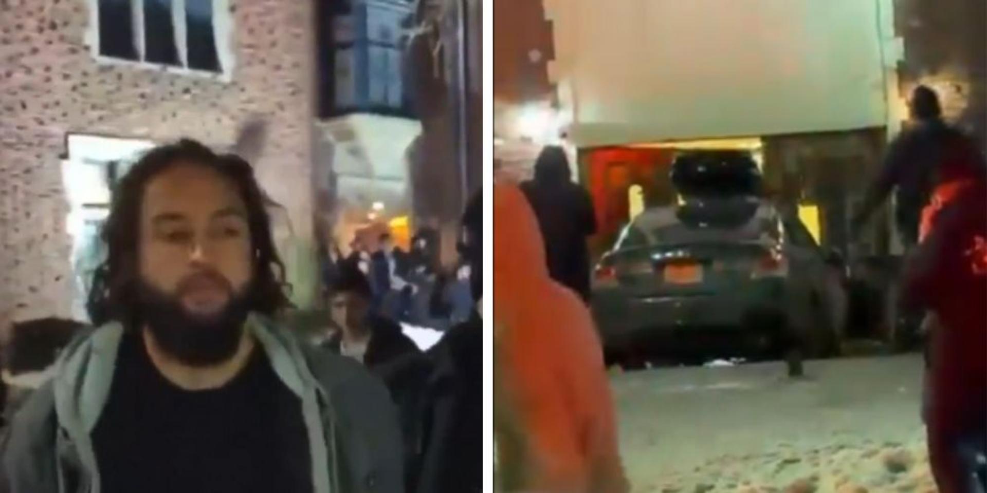 BREAKING: Driver rams car into Chabad HQ in Brooklyn, suspect arrested