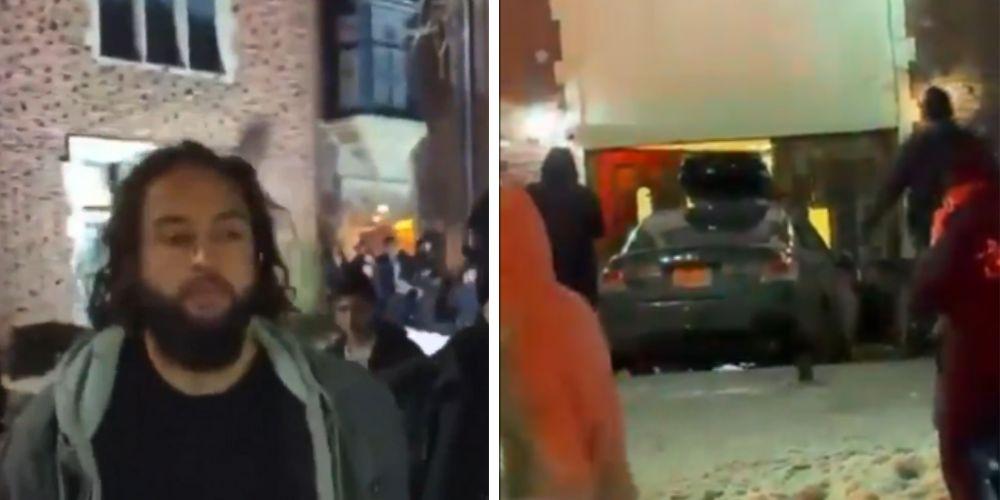 BREAKING: Driver rams car into Chabad HQ in Brooklyn, suspect arrested