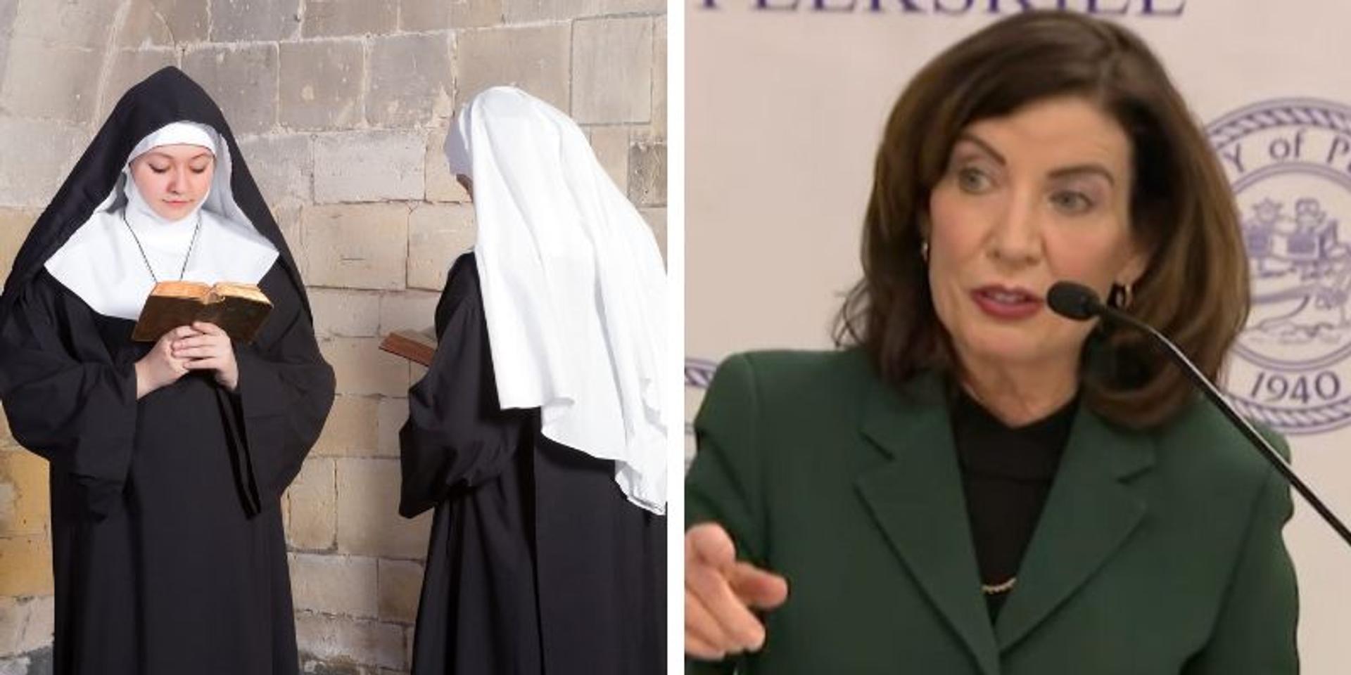 Catholic nuns sue NY over law forcing them to use trans pronouns, let men into women's bathrooms in hospice care