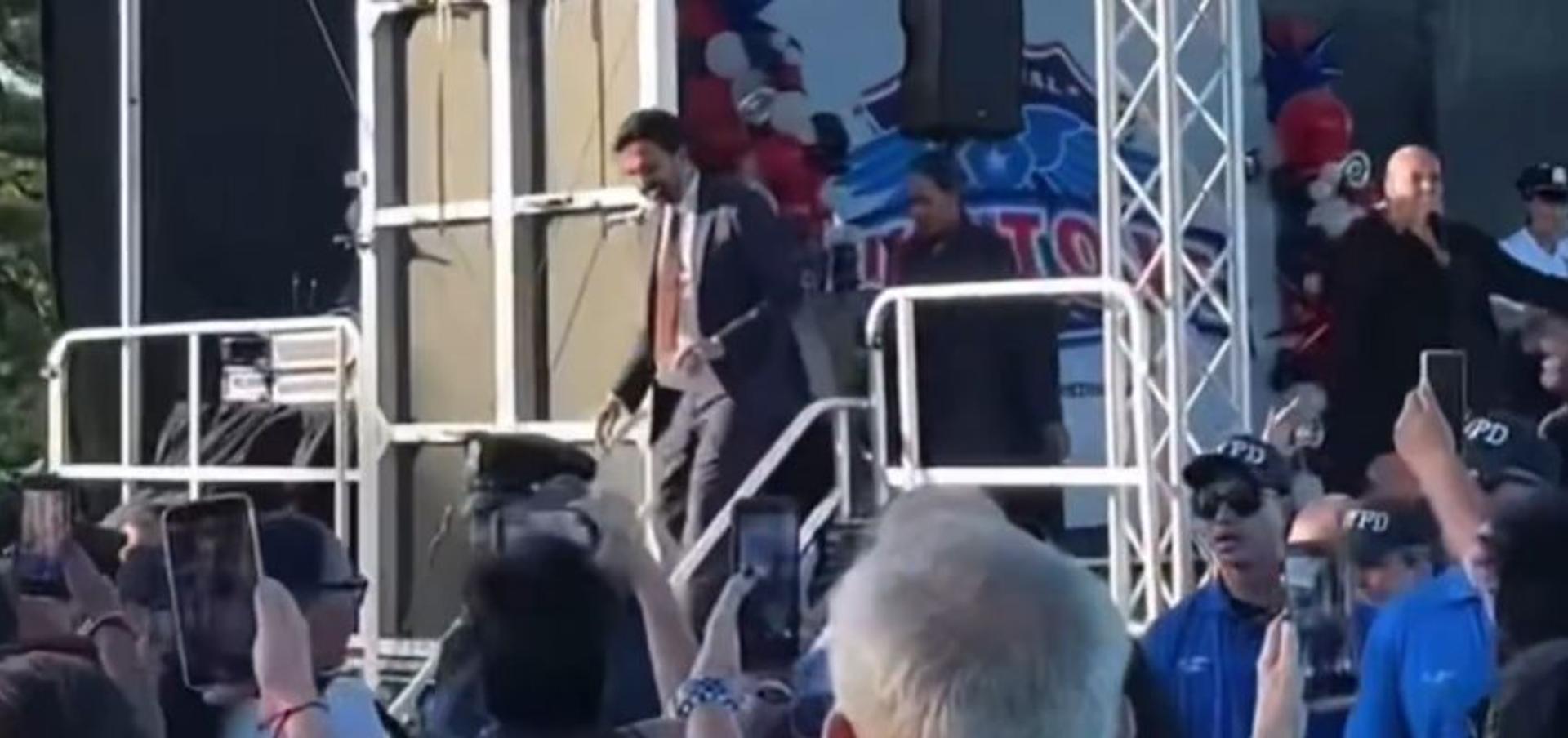 Mamdani booed off stage during Staten Island NYPD event
