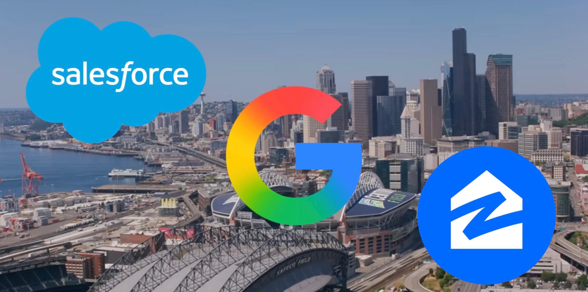 Google, Zillow, Salesforce slash jobs in Washington state as corporate retreat from Seattle area accelerates