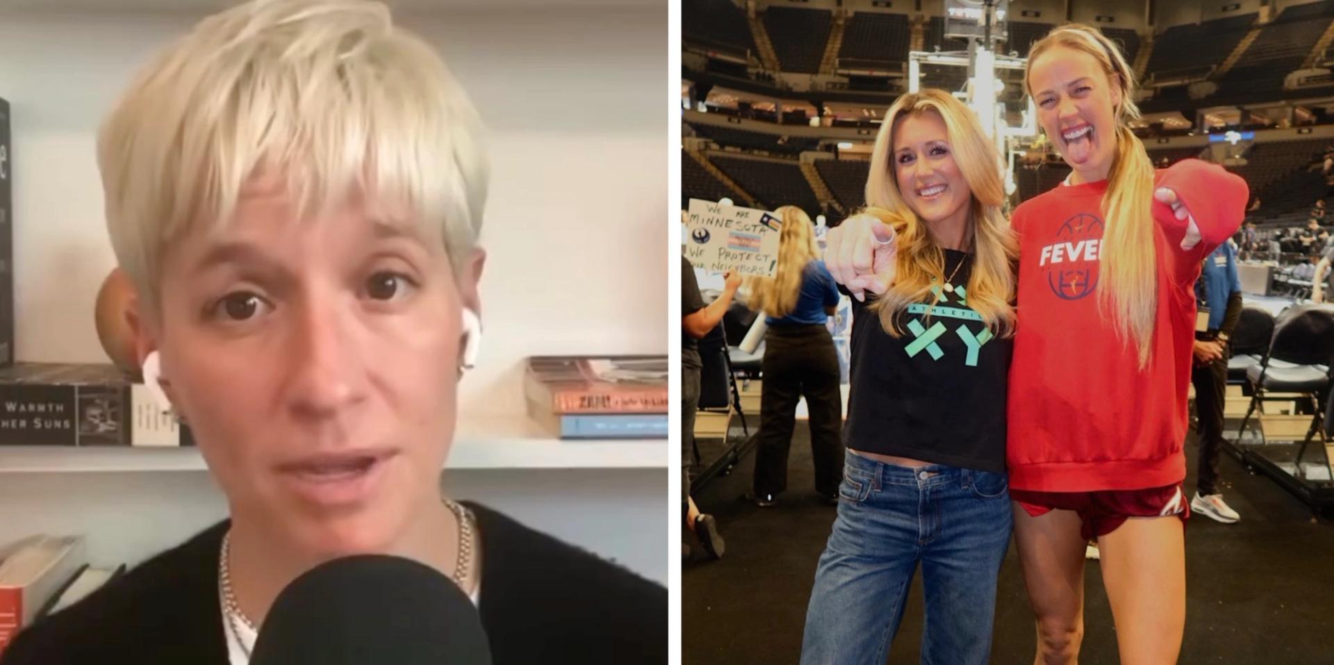 Disgraced soccer player and trans activist Megan Rapinoe trashes Sophie Cunningham for taking a photo with Riley Gaines