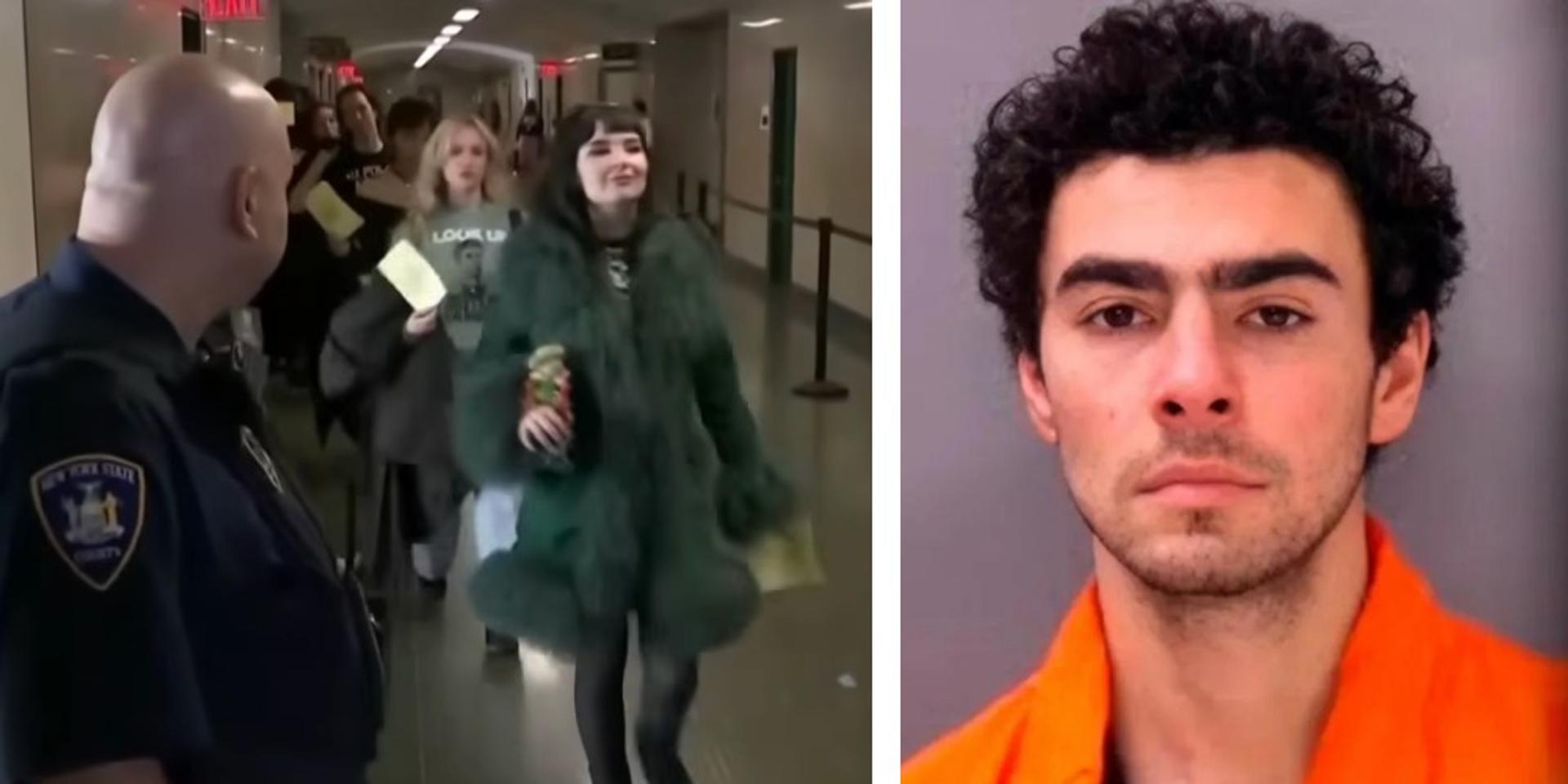 Women supporters swarm Manhattan courthouse to glimpse Luigi Mangione in court appearance