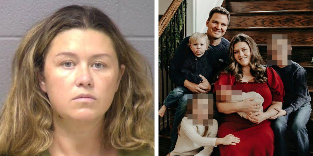 Husband of Illinois mother charged with hanging 2-year-old son STANDS WITH his wife — she also allegedly plotted to poison him