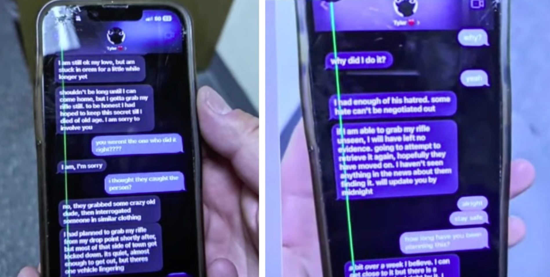 'I am. I'm sorry': Text messages shown in preliminary hearing reveal Tyler Robinson admitting to killing Charlie Kirk