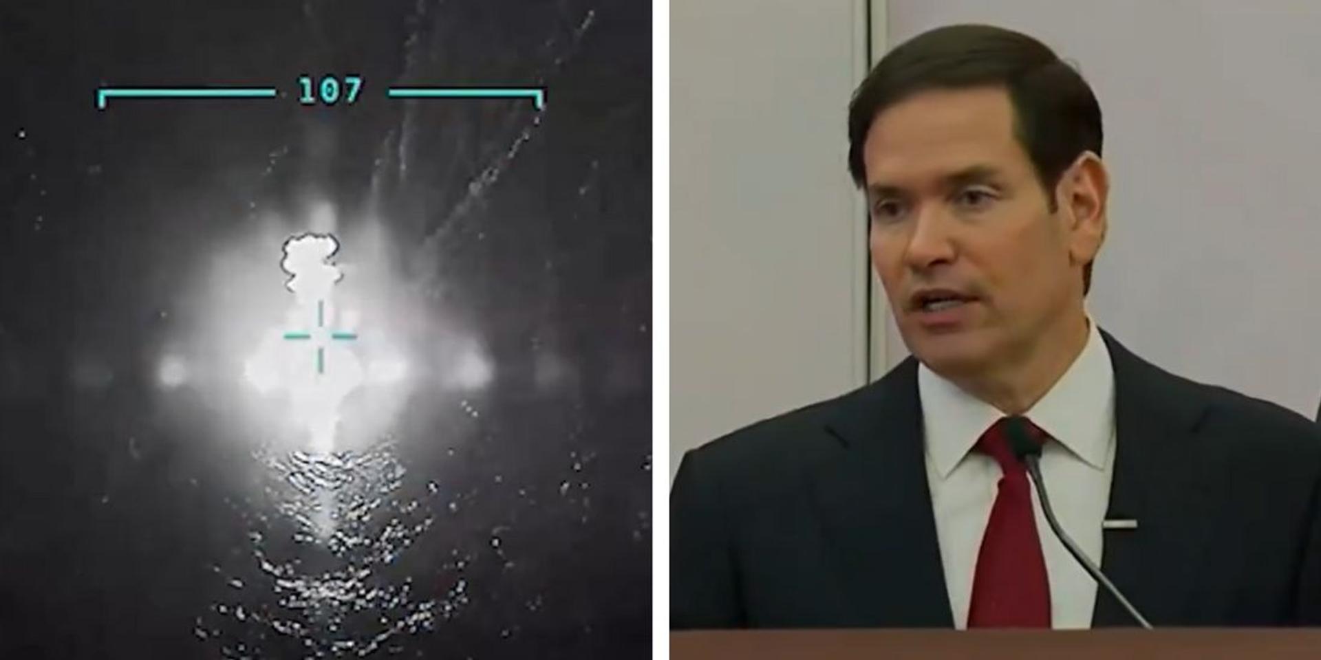 'What will stop them is when you blow them up': Rubio sends message to cartels