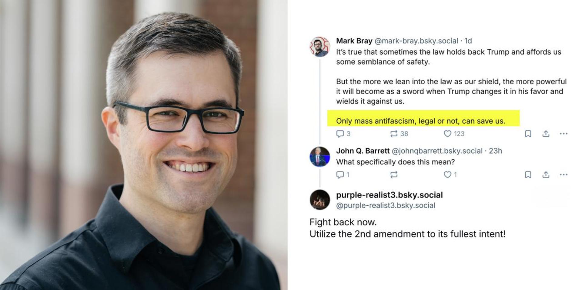 MASK OFF: Rutgers Antifa professor claims he's fleeing America after 'threats'