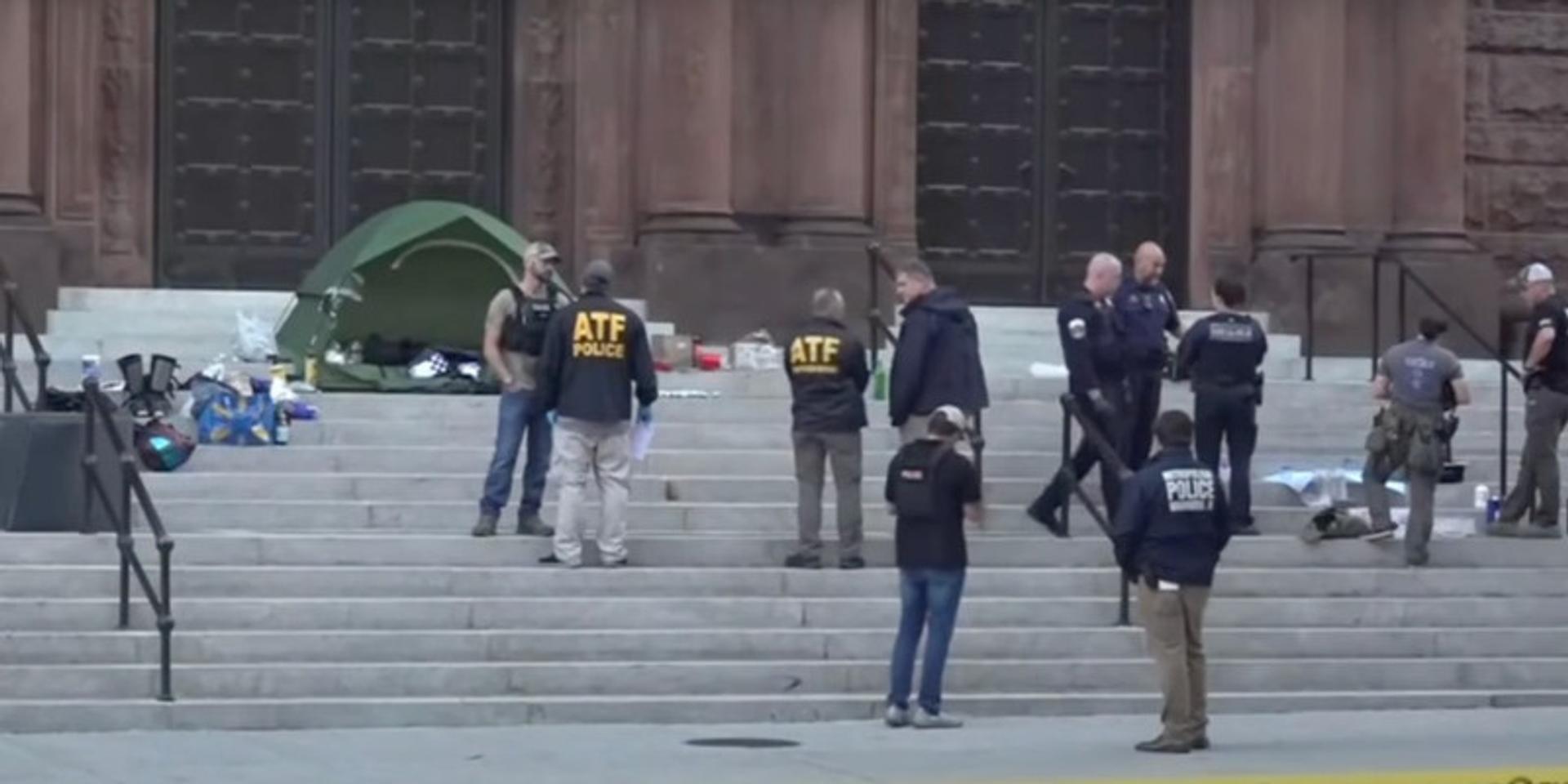 Threat of violence causes Supreme Court justices to skip DC mass for opening of new term as NJ man arrested with Molotov cocktail
