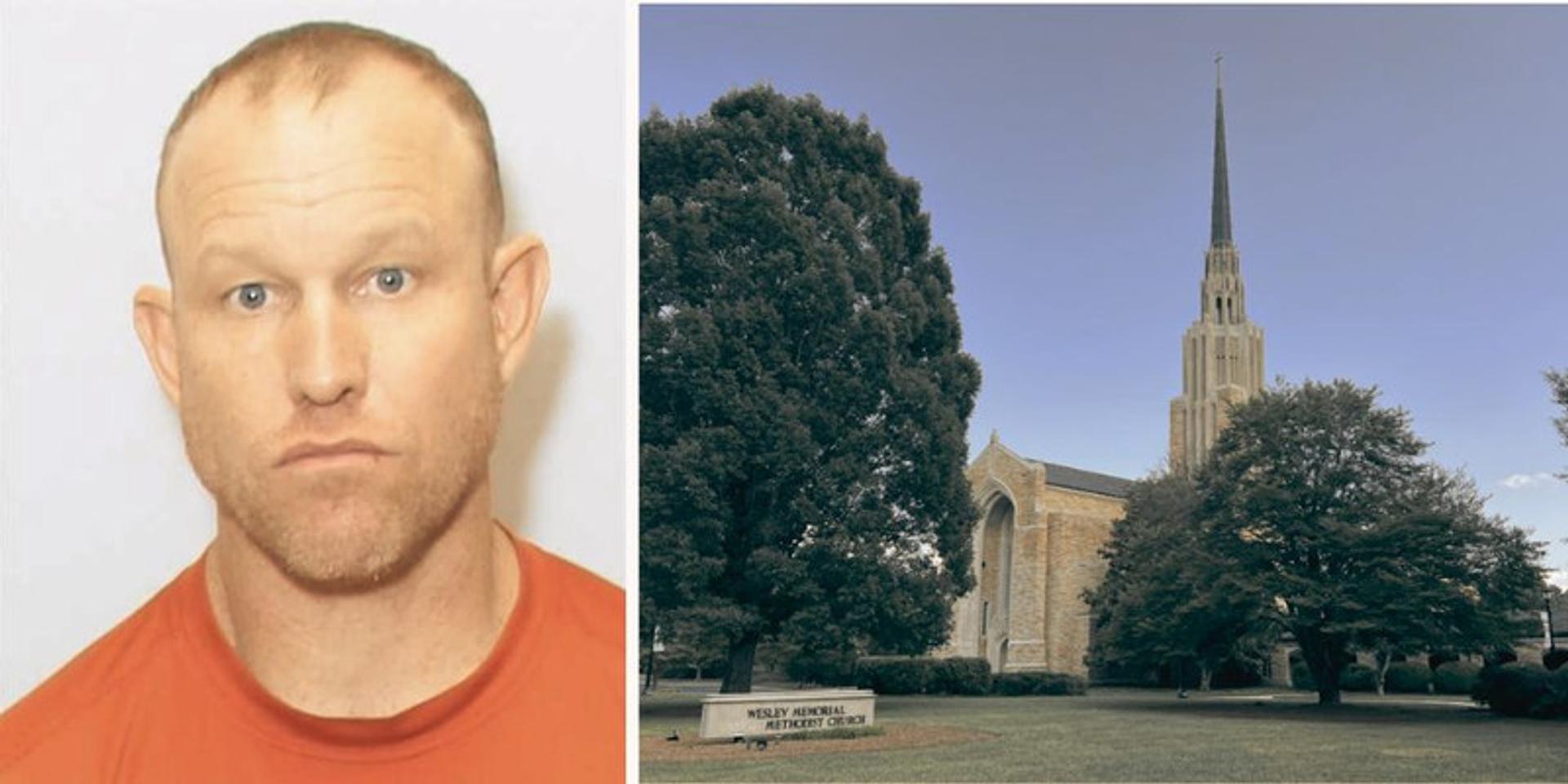 Man arrested for bringing flamethrowers, weapons to NC church, had list of churches and schools, was wearing body armor