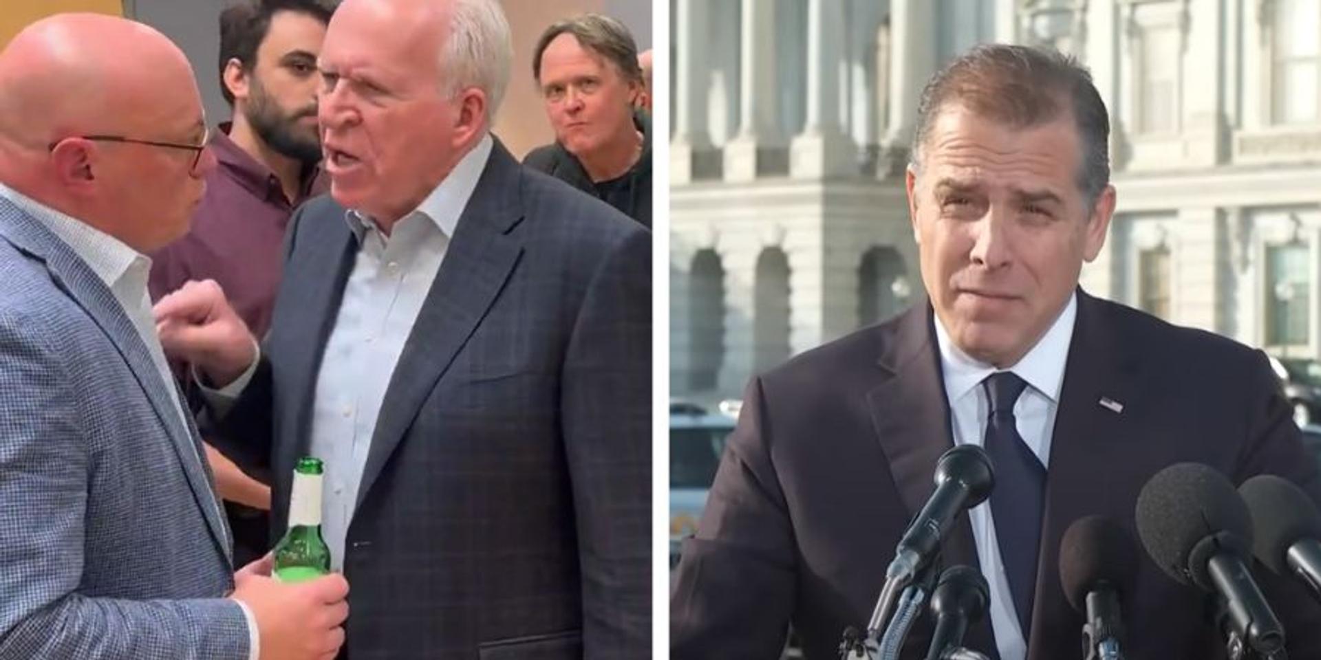 JUST IN: John Brennan BLOWS UP when confronted for signing letter saying Hunter Biden laptop had all the 'earmarks' of Russian disinfo op