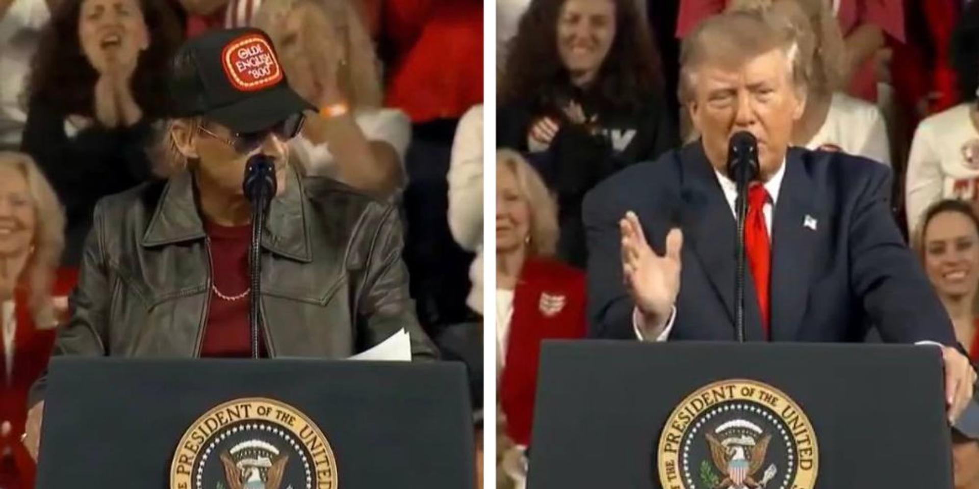 Kid Rock declares US will always be 'one nation under God'—not Muhammad—during Tennessee Trump rally