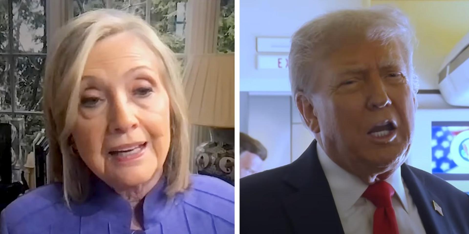 Hillary Clinton would nominate Trump for Nobel Peace Prize if he ends Russia-Ukraine war 'without Ukraine having to cede territory'