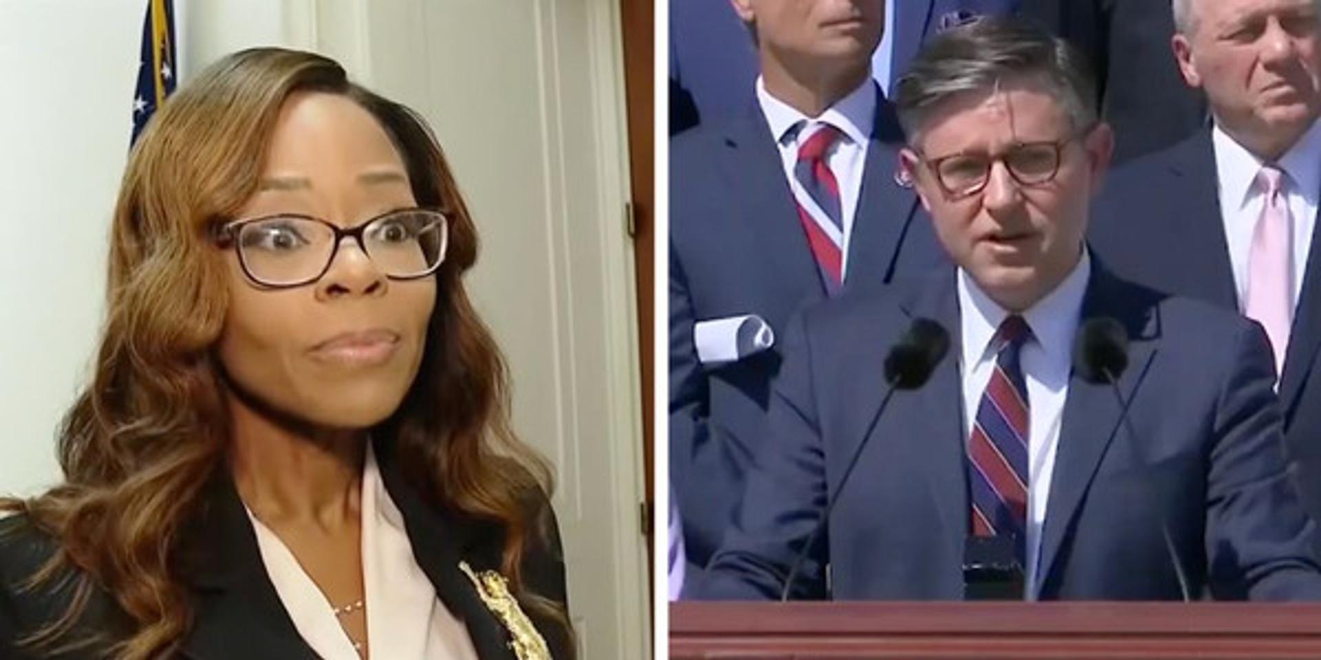 Florida Rep Cherfilus-McCormick could be expelled next week over alleged $5 million FEMA fraud: Mike Johnson