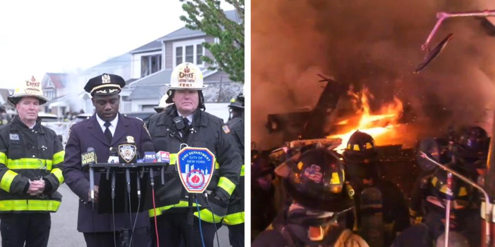 BREAKING: Man sets himself on fire inside Queens home, sparks explosion injuring 12, including 8 NYPD officers