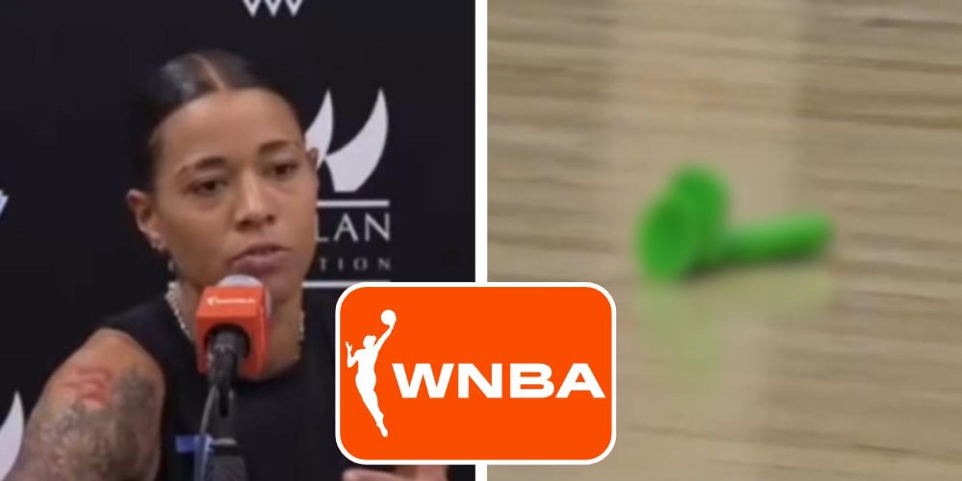 It's raining dildos in the WNBA as multiple sex toys thrown on court during Friday night game in Chicago