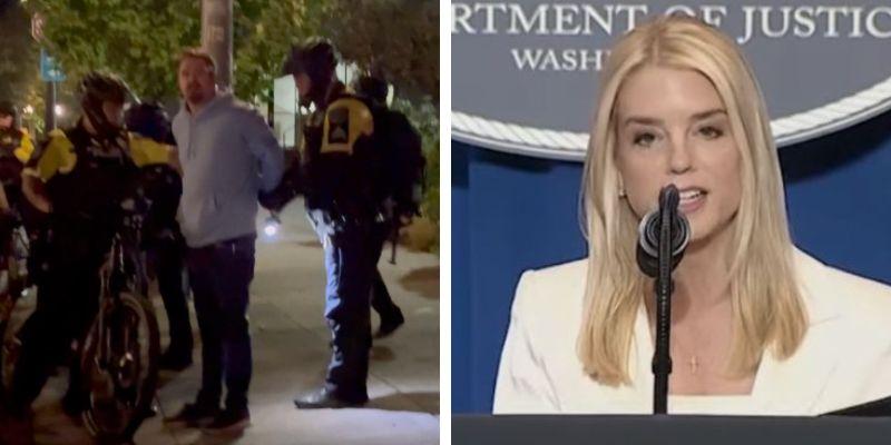 BREAKING: Pam Bondi orders full investigation into Portland Police after Nick Sortor arrest