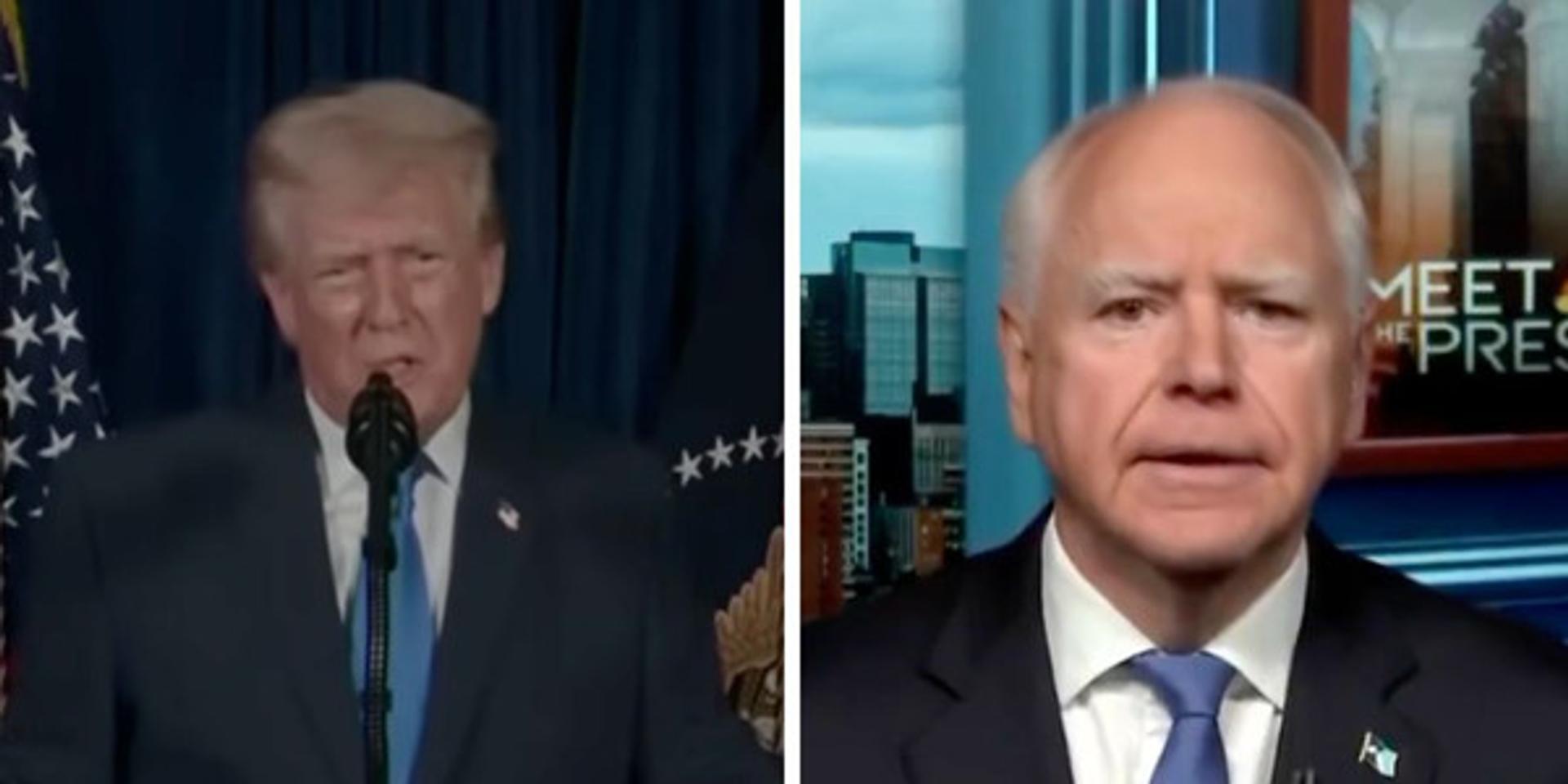 Tim Walz blames Trump for Somali fraud in Minnesota, complains about being called 'seriously retarded'