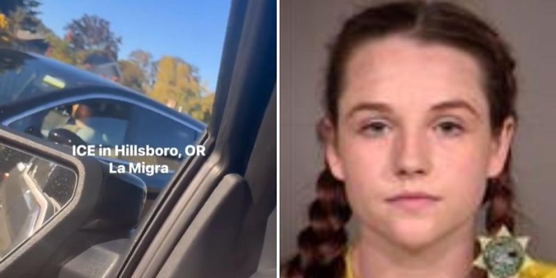 Portland Antifa extremist obstructs ICE vehicle, encourages others to do so in Oregon