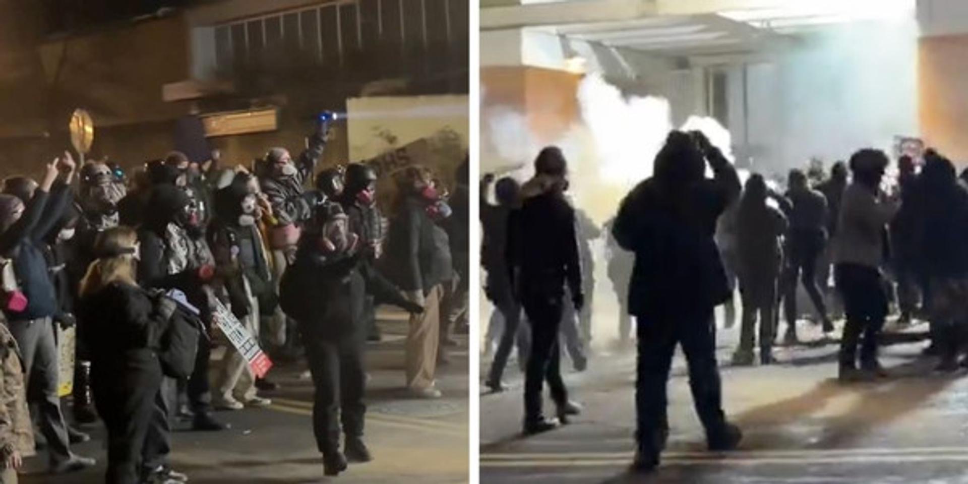Antifa agitators riot outside Portland ICE facility following Minneapolis shooting of agitator Alex Pretti