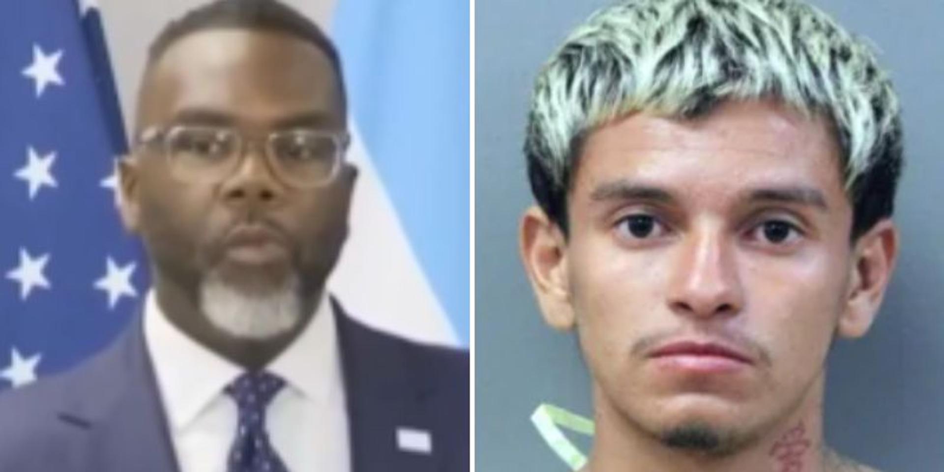 'Failed leader' Brandon Johnson refuses to answer question about illegal alien who brutally raped 54-year-old woman on Chicago street