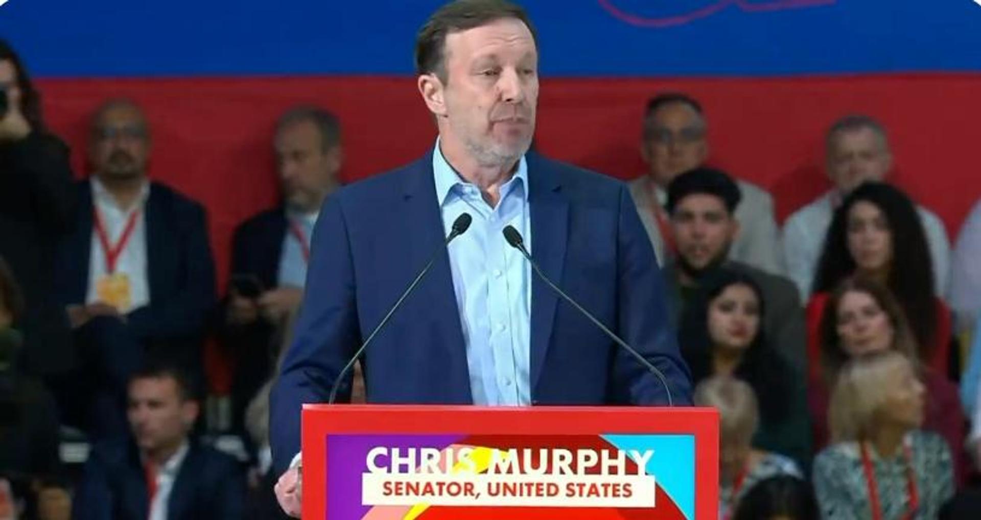 Dem Chris Murphy slammed for replying 'awesome' to report Iranian vessels 'bypass US blockade' in Strait of Hormuz