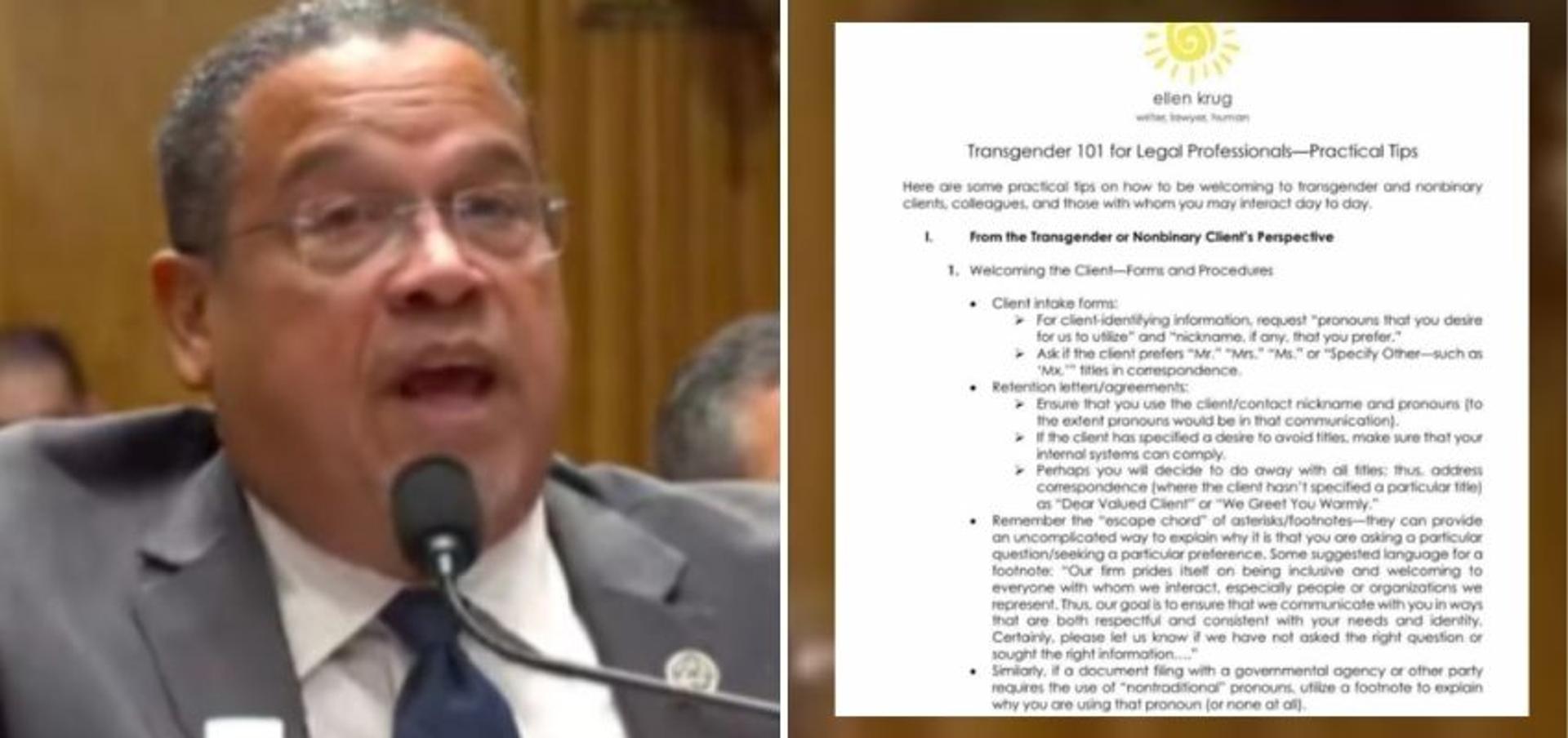 Keith Ellison's 'Transgender 101' training required staffers to snitch on 'intolerant colleagues'