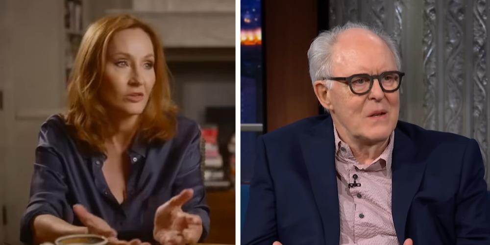John Lithgow distances himself from JK Rowling over her trans views just as he's set to play Dumbledore in new HBO Harry Potter series