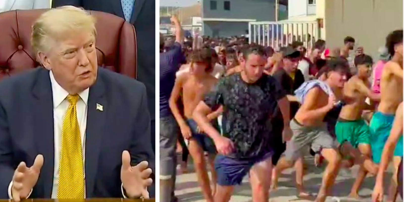 Trump warns America could face Spain-style invasion as he blasts socialist border policies