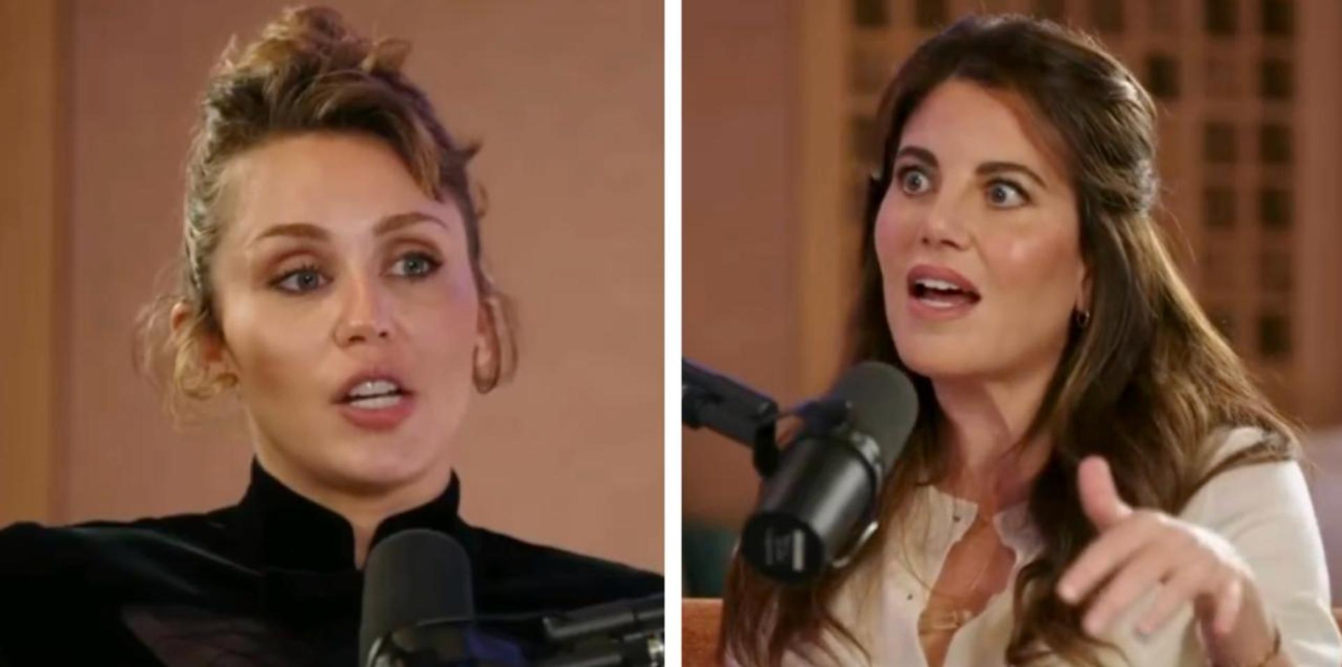 Miley Cyrus tells Monica Lewinsky her public sexuality ruined relationships