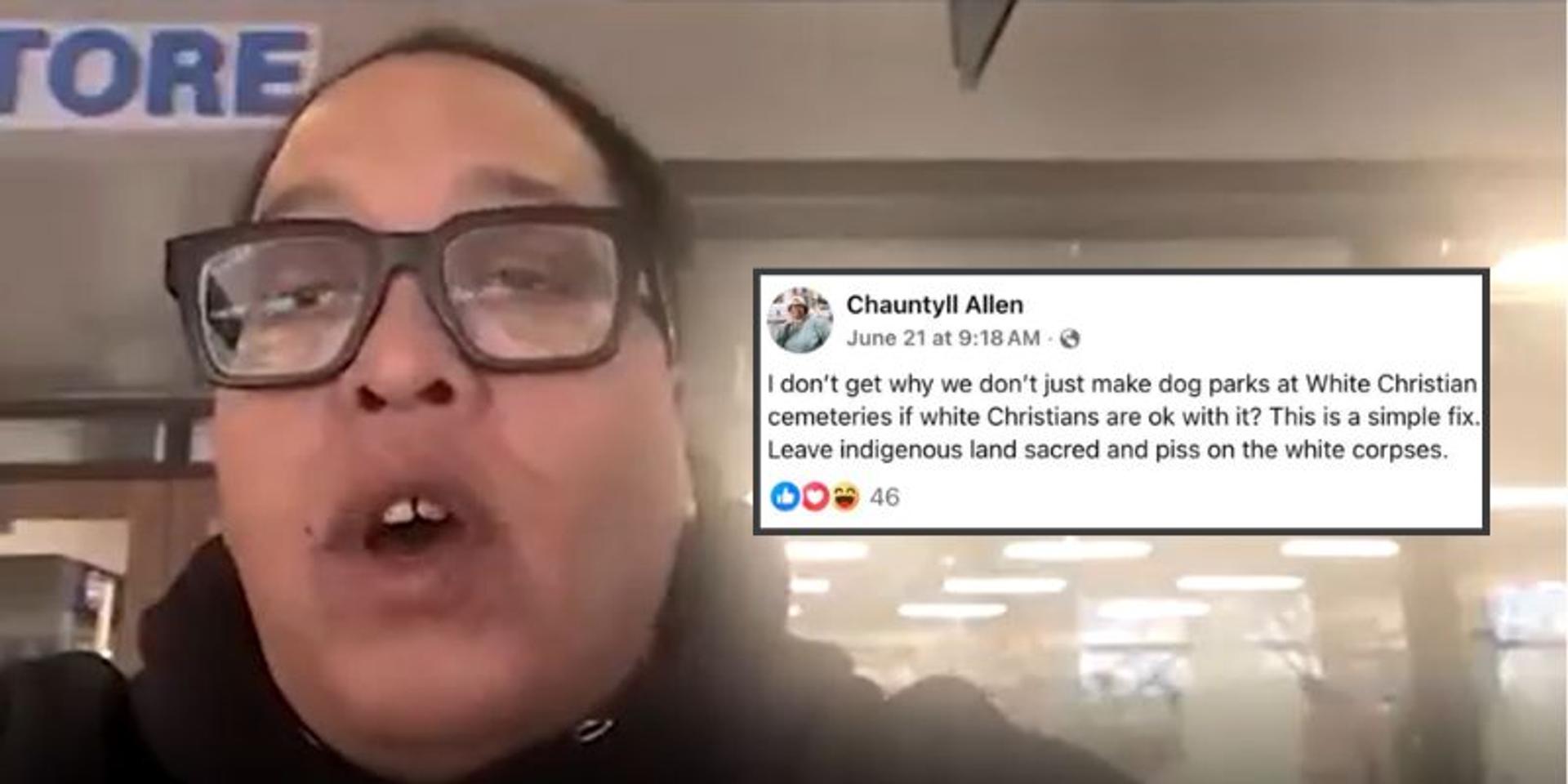 Minn school board member says dogs should 'piss on the white corpses' in Christian cemeteries after indigenous activists petition to close dog park