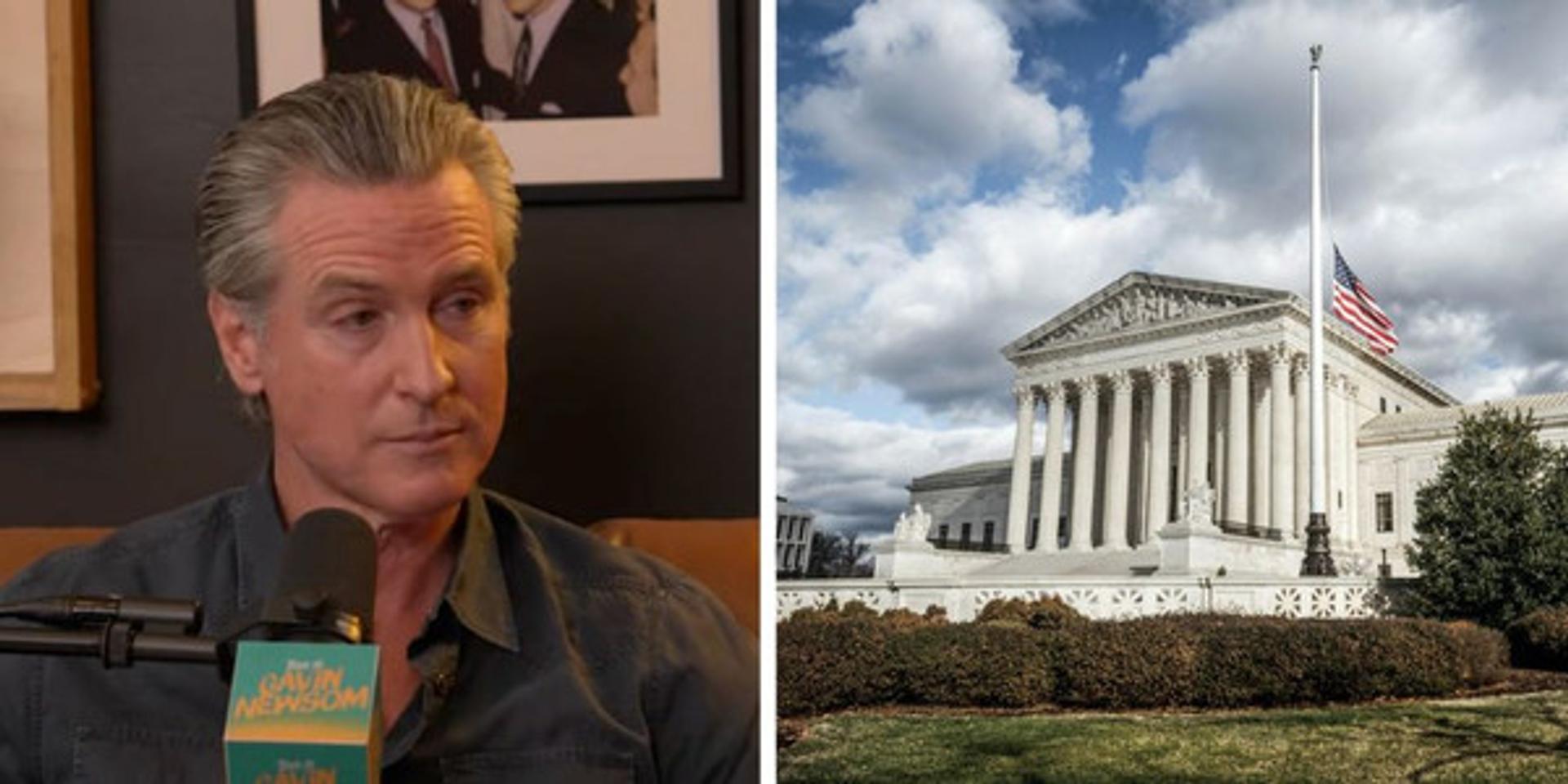 Supreme Court refuses to hear challenge to Gavin Newsom's redistricting plan