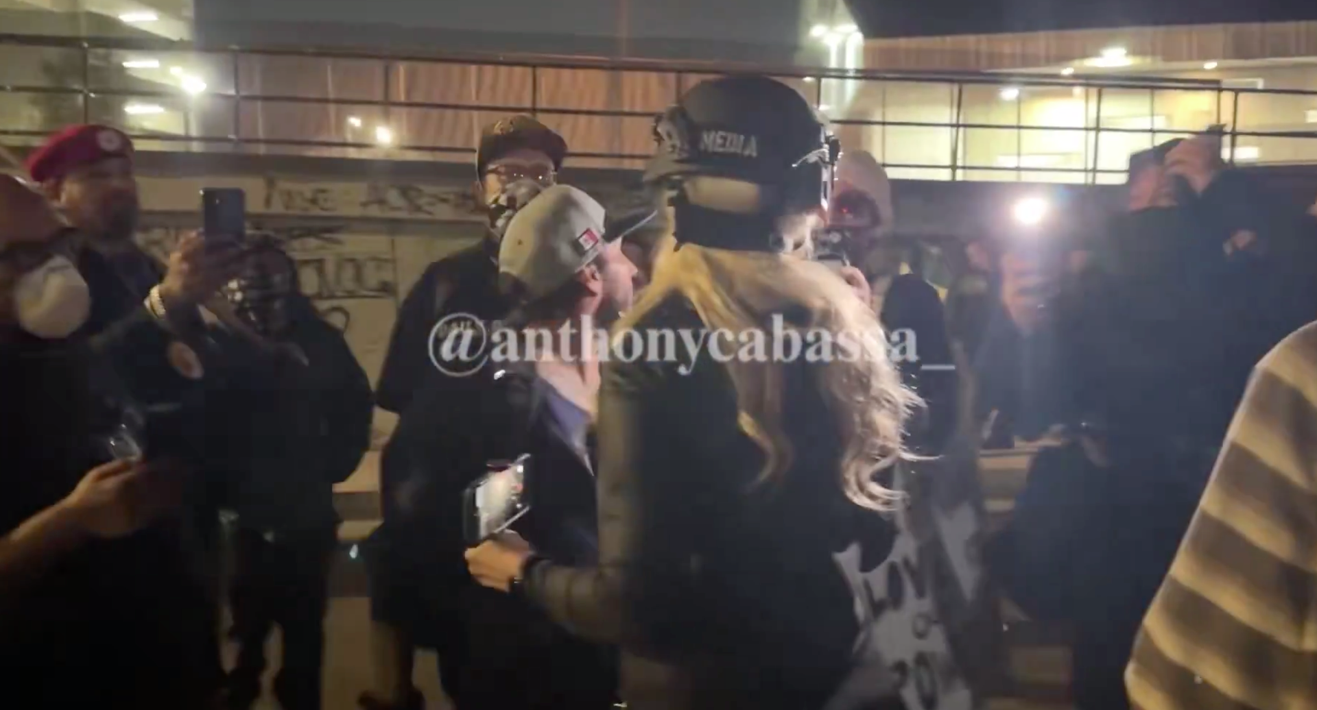 ICE Watch agitators in LA attack journalist, tell live streamers to look the other way