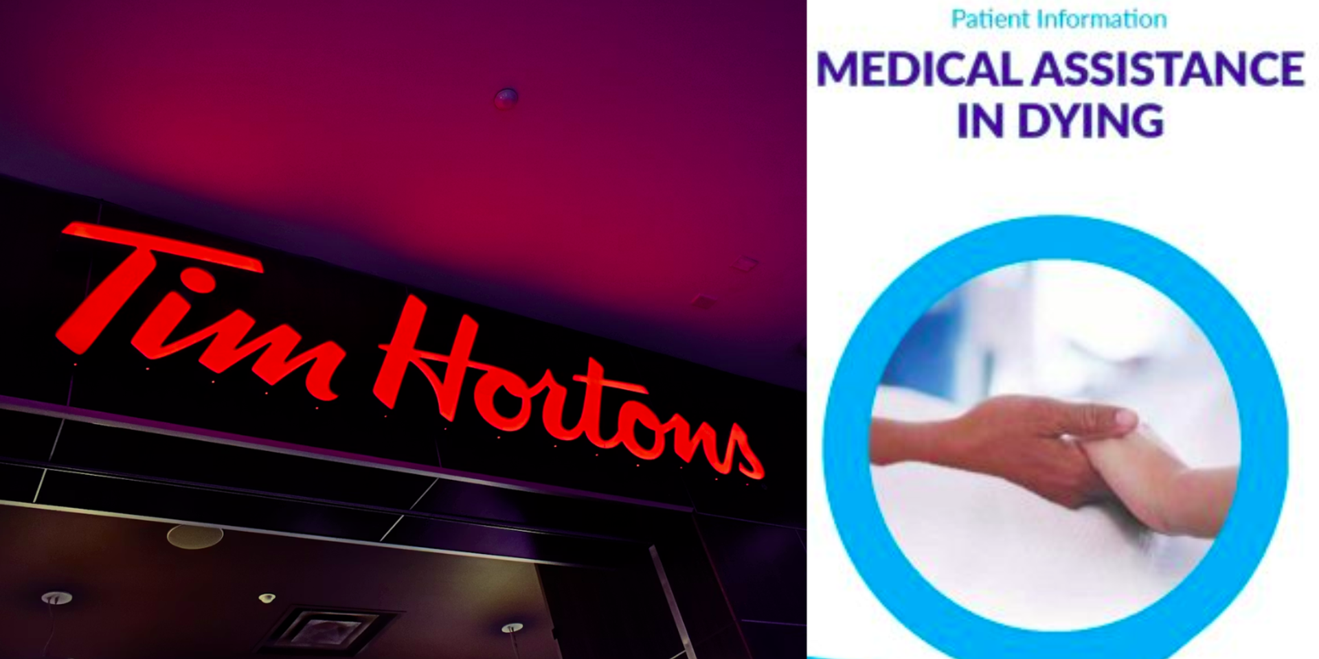 Ontario man dead from government-assisted suicide after doctor assesses him for Crohns, 'mental health issues,' outside Tim Hortons