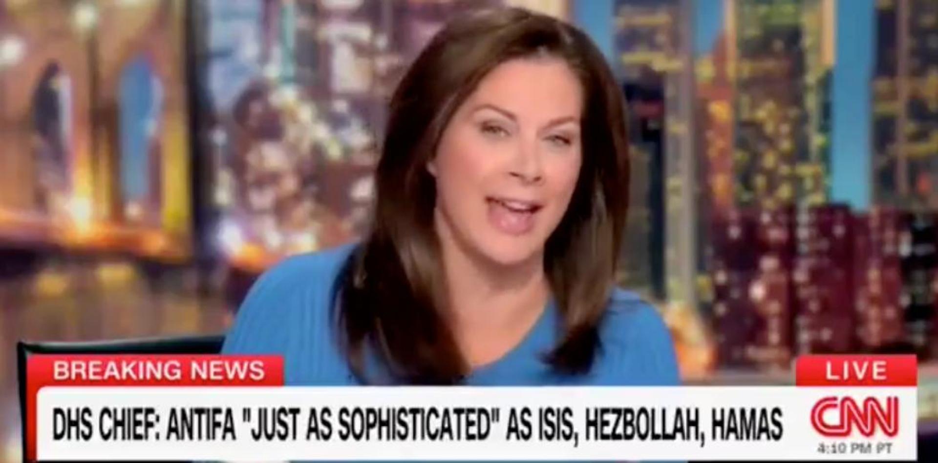 CNN's Erin Burnett runs cover for Antifa, falsely claims it barely exists and 'right-wing extremism' is worse