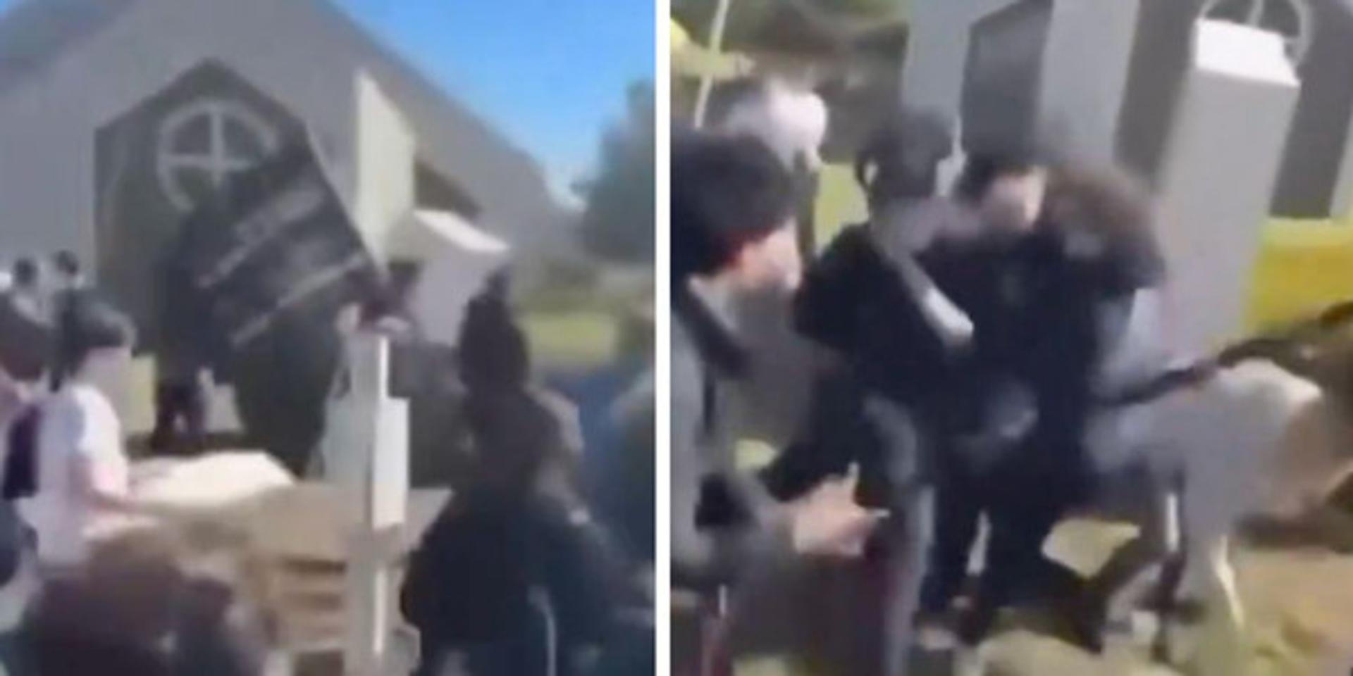 Anti-ICE student protesters at Kansas school attack pro-Trump students