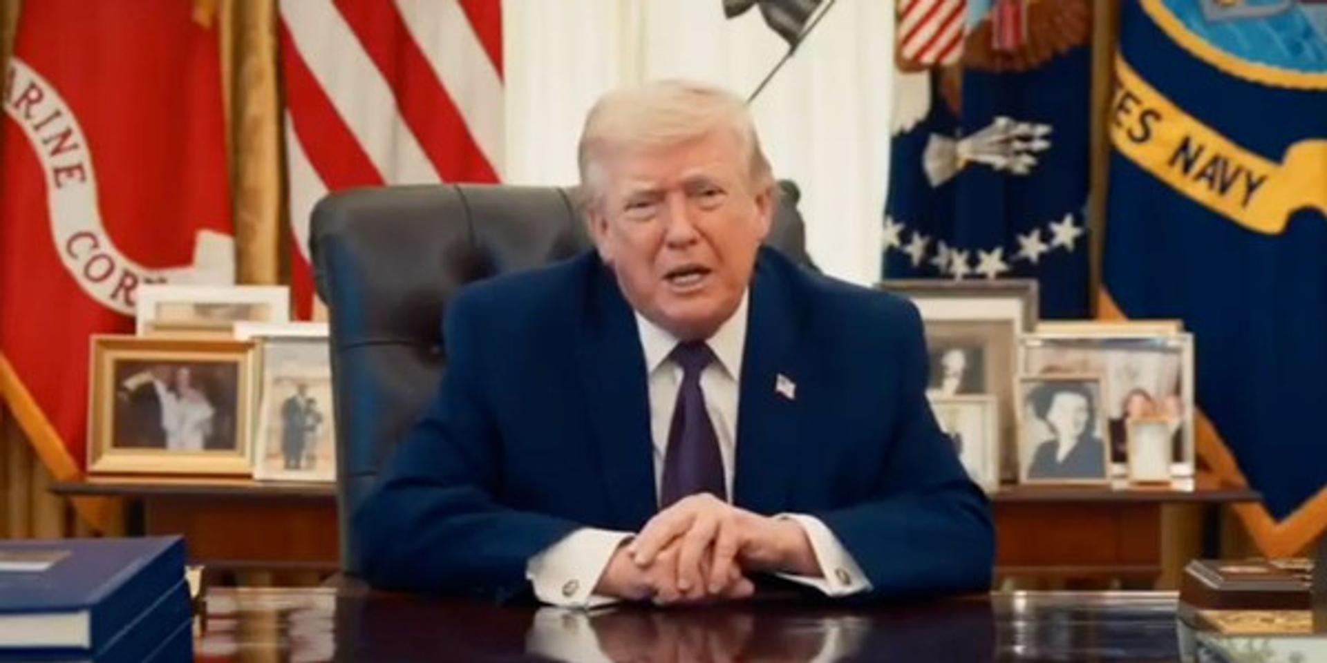 Trump delivers Easter message, says to be 'great,' US 'must have religion'